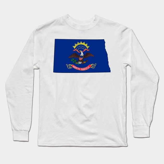 North Dakota Love! Long Sleeve T-Shirt by somekindofguru